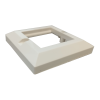 Mod. 1258. Marco 50x50mm para caja modular/USB/HDMI empotrar