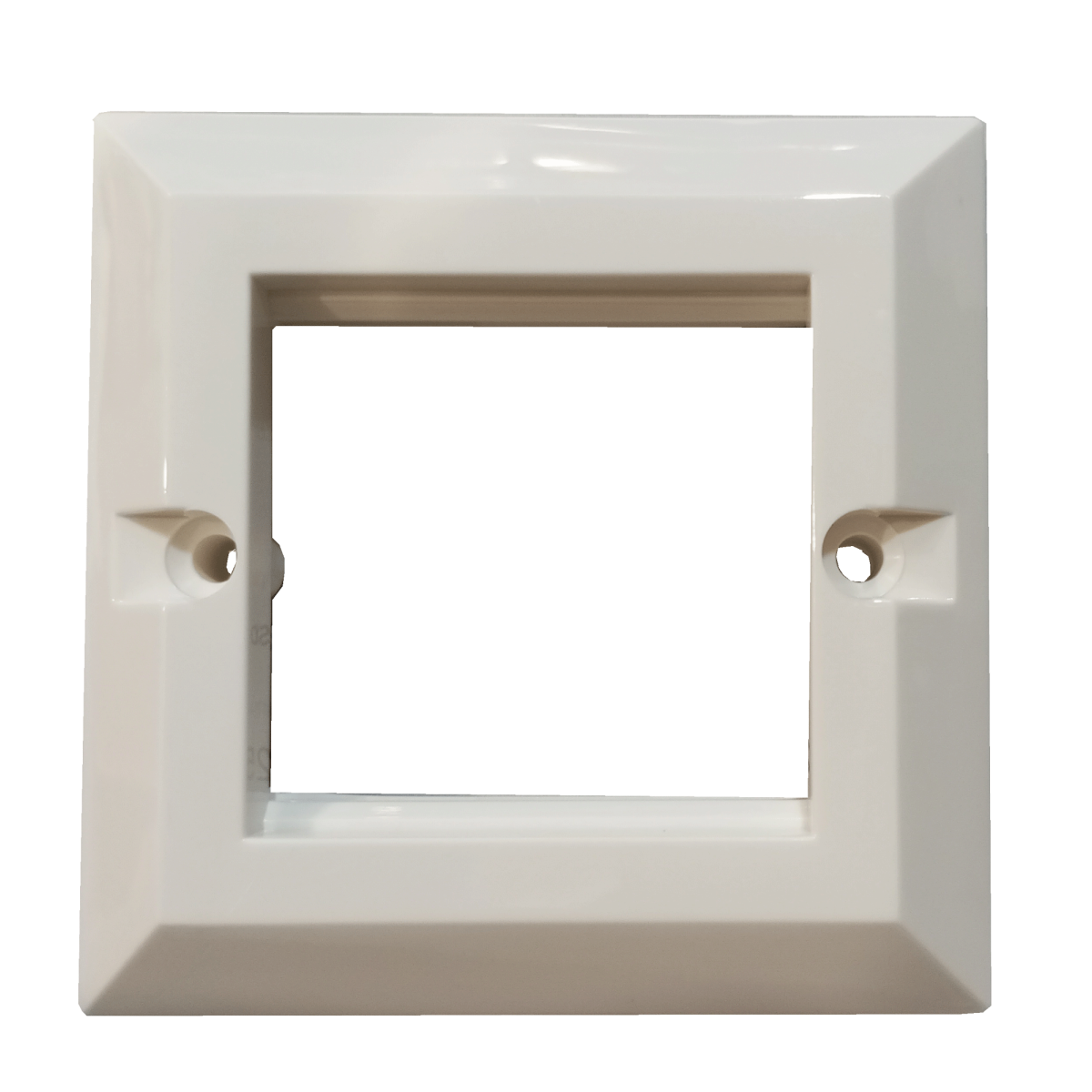 Mod. 1258. Marco 50x50mm para caja modular/USB/HDMI empotrar