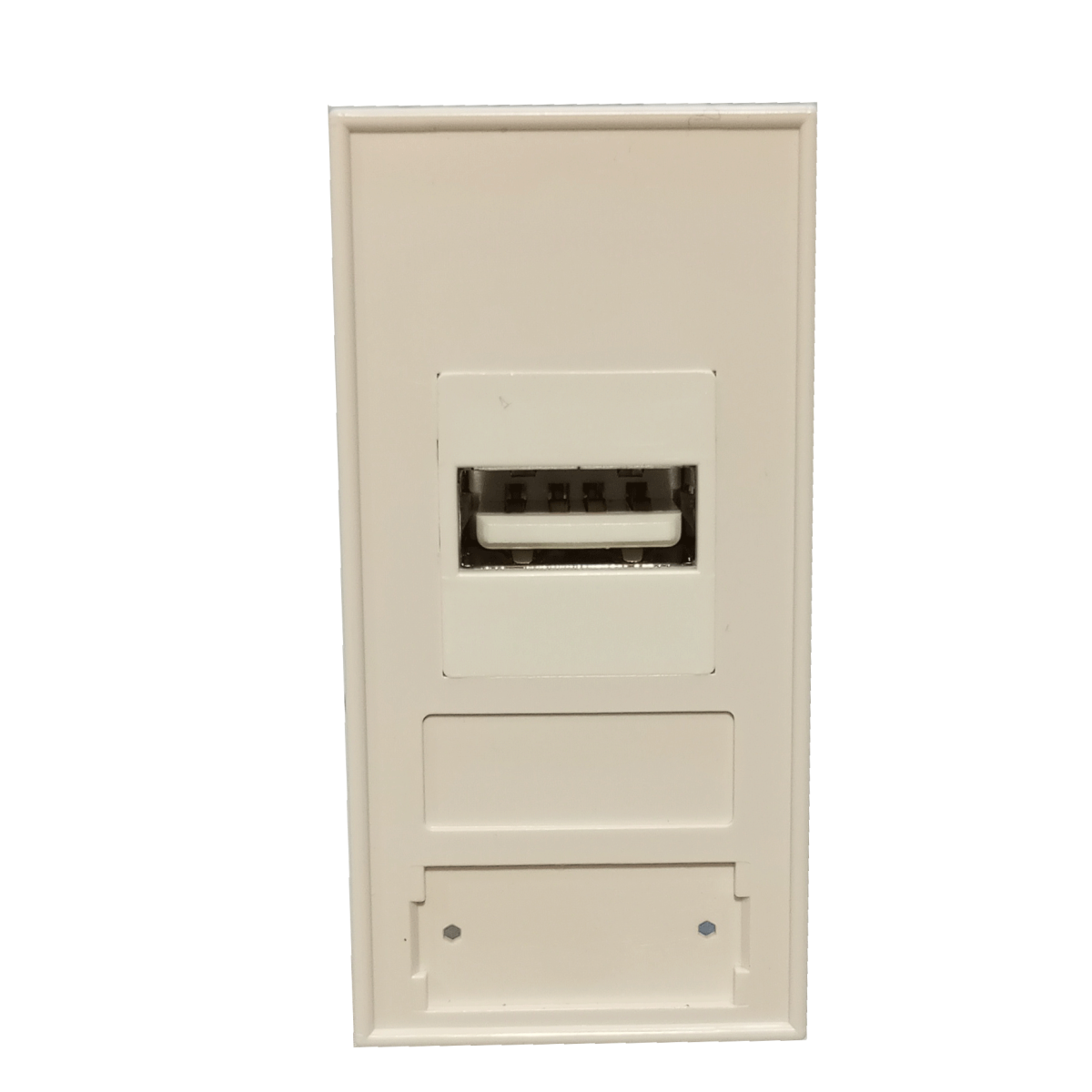 Mod. 1258-D. Módulo 25x50mm con hembra USB A para caja modular/USB/HDMI