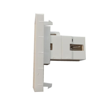 Mod. 1258-D. Módulo 25x50mm con hembra USB A para caja modular/USB/HDMI