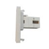 Mod. 1258-D. Módulo 25x50mm con hembra USB A para caja modular/USB/HDMI