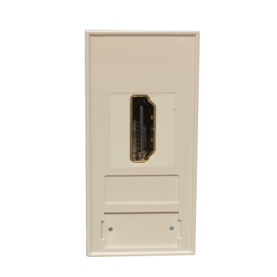 Mod. 1258-E. Módulo 25x50mm con hembra HDMI para caja modular/USB/HDMI