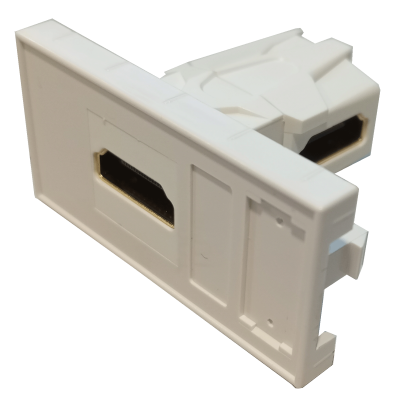 Mod. 1258-E. Módulo 25x50mm con hembra HDMI para caja modular/USB/HDMI