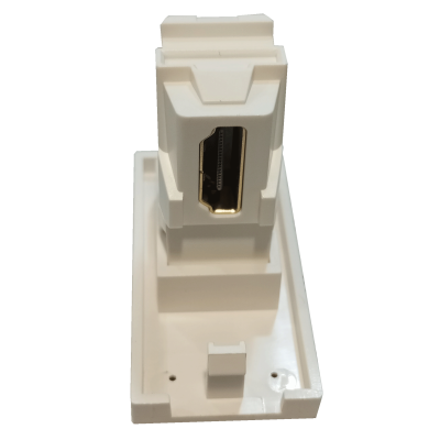 Mod. 1258-E. Módulo 25x50mm con hembra HDMI para caja modular/USB/HDMI