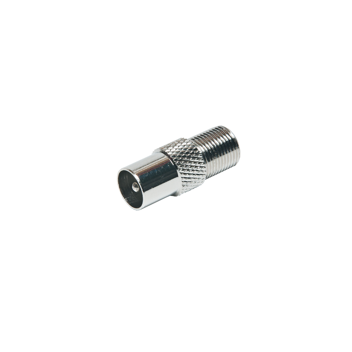 Mod. 1493. Adaptador F hembra a TV macho