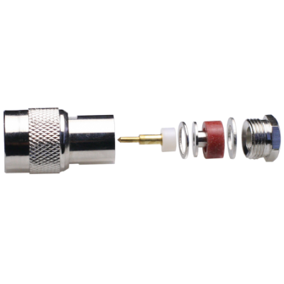 Mod. 1502. Conector TNC macho RG58