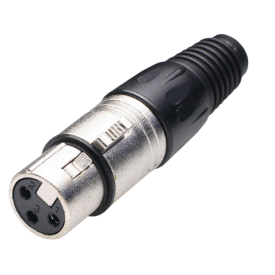Mod. 1518. Conector canon hembra 3c