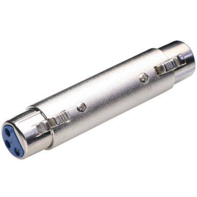 Mod. 1538. Adaptador canon hembra 3c a hembra 3c