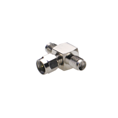 Mod. 1622. Adaptador SMA macho a 2 SMA hembra