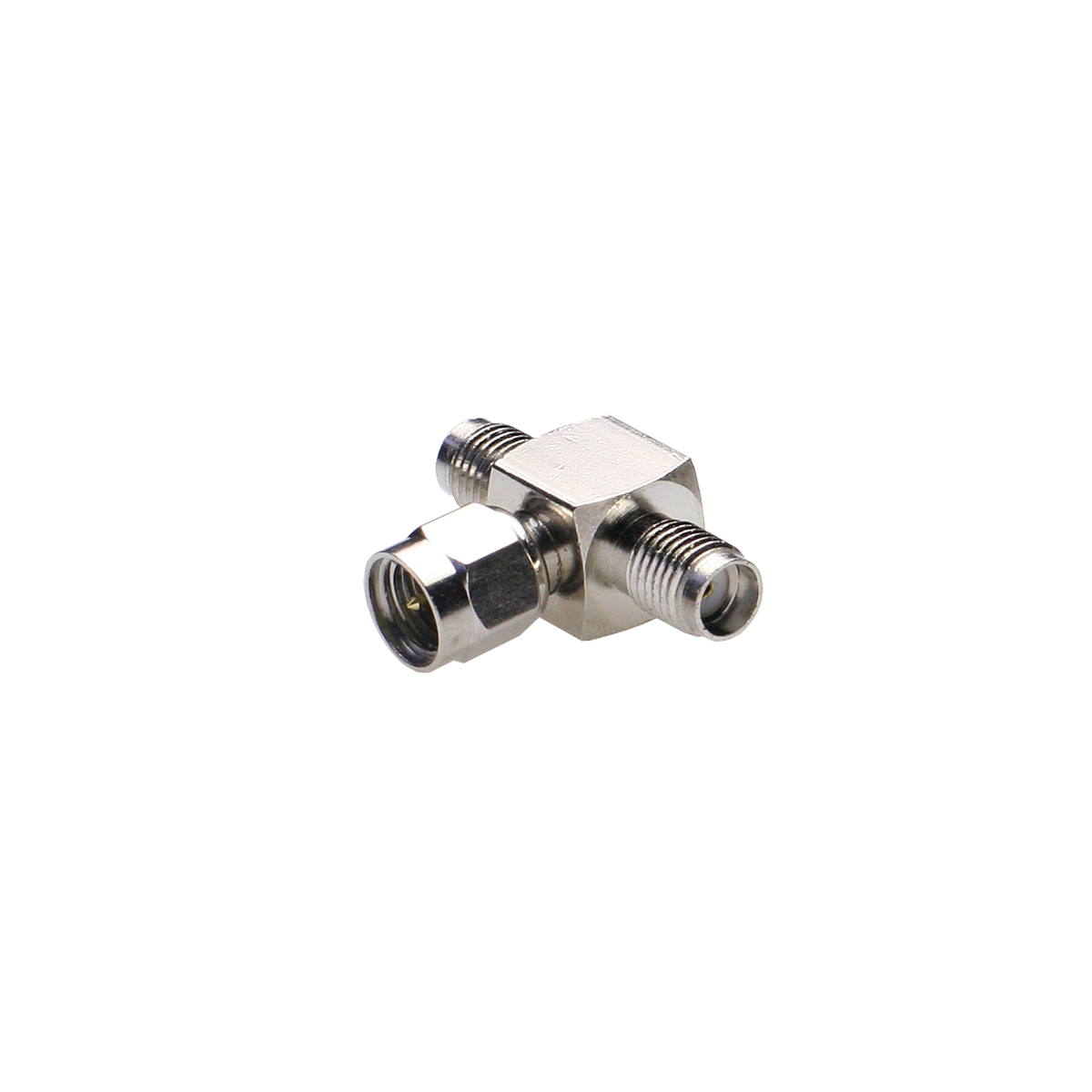 Mod. 1622. Adaptador SMA macho a 2 SMA hembra