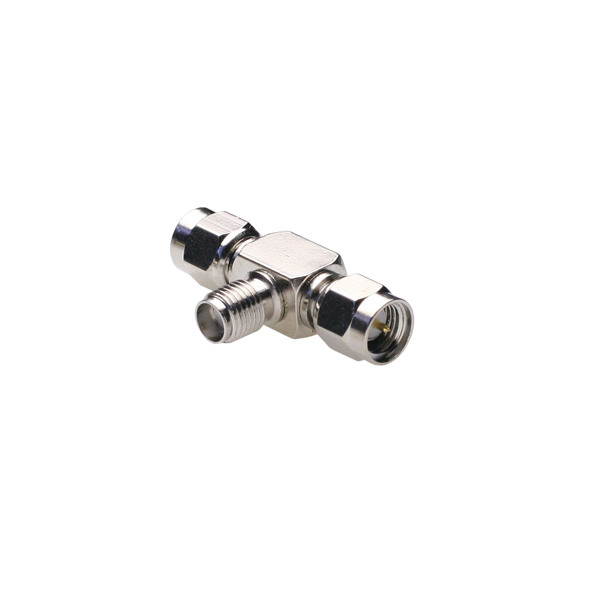 Mod. 1624. Adaptador SMA hembra a 2 SMA macho