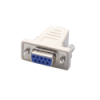 Mod. 1989. Adaptador subD hembra 9c a miniDIN hembra 9c