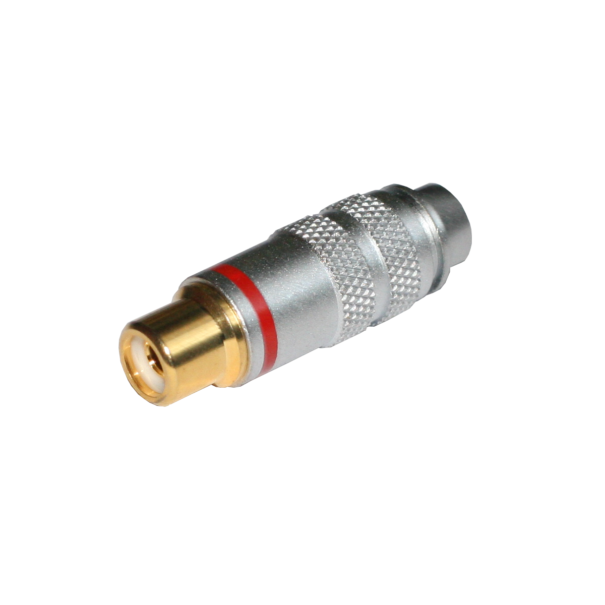 Mod. 114-H-R. Conector RCA hembra tipo lujo