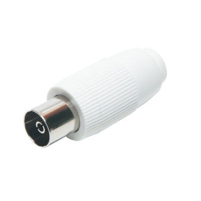 Mod. 121-B. Conector antena TV hembra recto