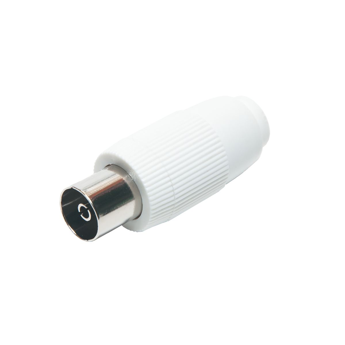 Mod. 121-B. Conector antena TV hembra recto