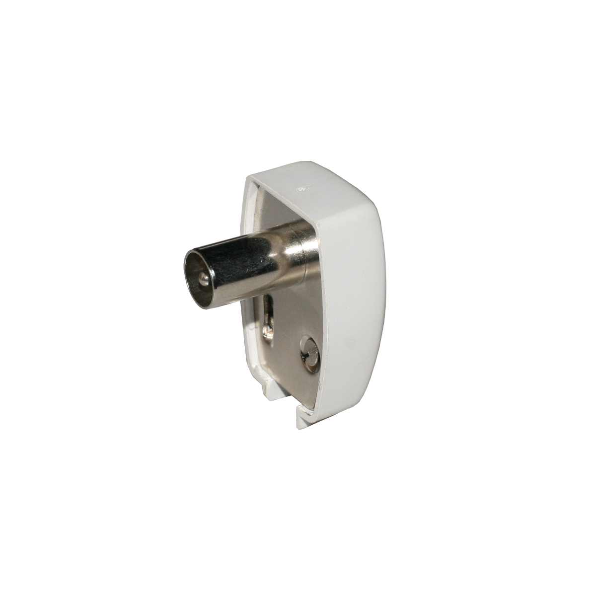 Mod. 122-B. Conector antena TV macho acodado