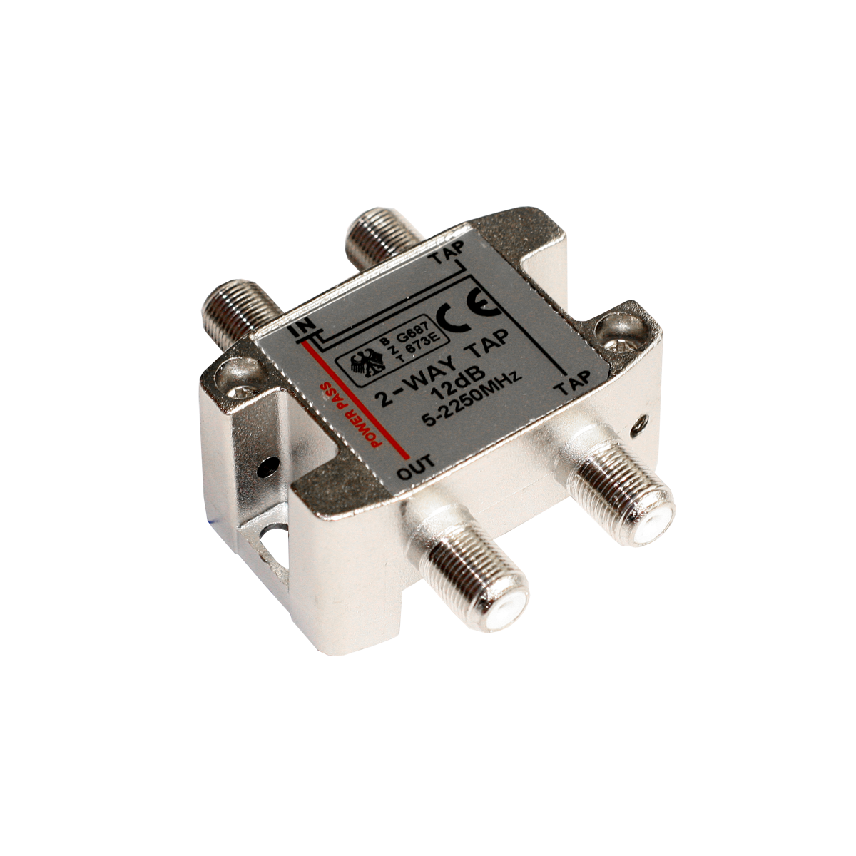 Mod. 166/15. Derivador F blindado 2 vías
