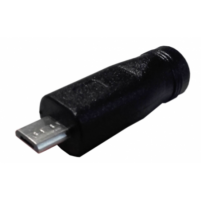 Mod. 263/L. Adaptador alimentación hembra a macho microUSB