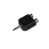 Mod. 307-A. Adaptador audio-video jack a RCAs