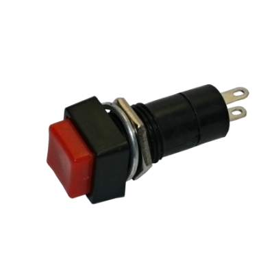 Mod. 925-R. Pulsador circuito abierto 2A, rojo
