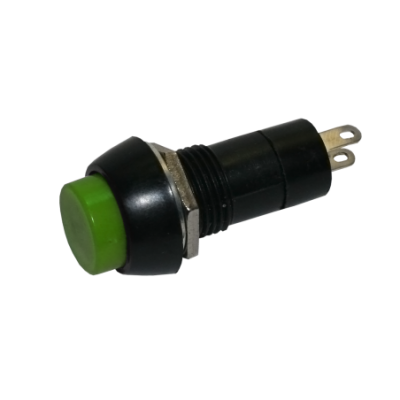 Mod. 935-V. Pulsador circuito abierto 2A, verde