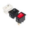 Mod. 990-L. Interruptor unipolar luminoso 6A. Rojo
